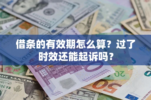 武汉借条的有效期怎么算？过了时效还能起诉吗？